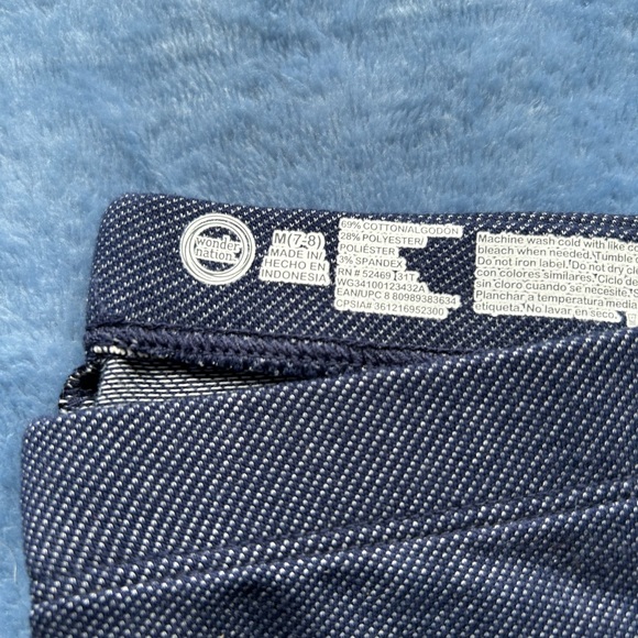 Wonder Nation Kids Dark Blue Leggings - Picture 2 of 2